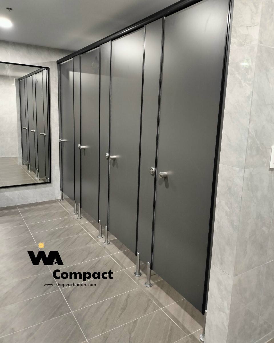 Vách vệ sinh compact chịu nước