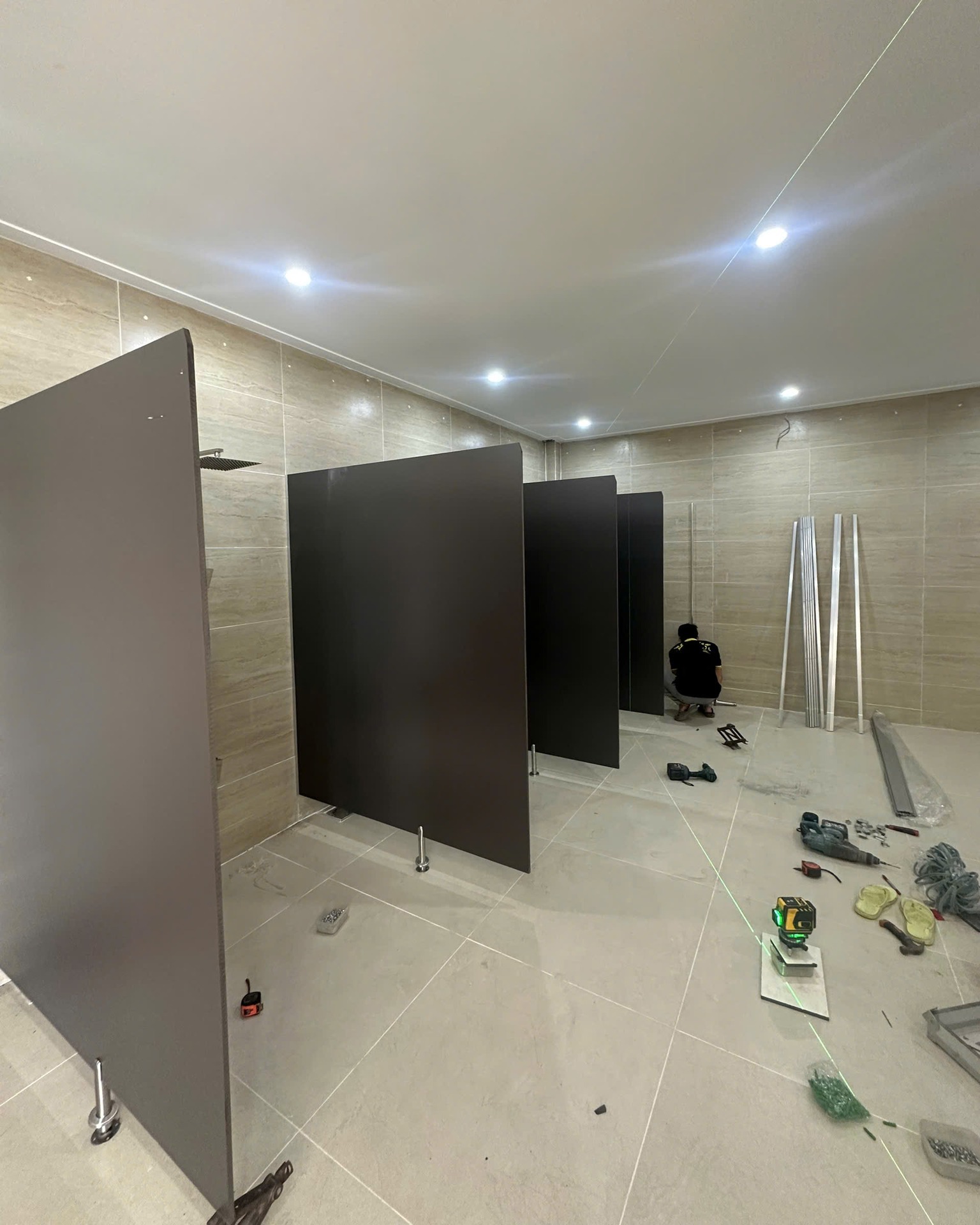 Tấm Compact dày 12mm màu xám Xingfa