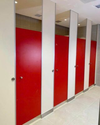 Thi Công Vách Ngăn Vệ Sinh Tấm Compact HPL