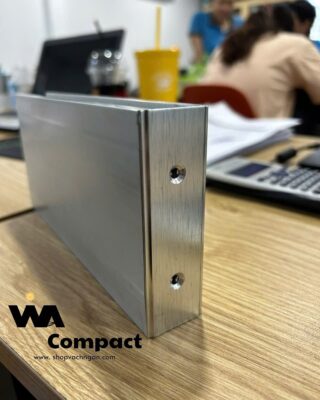 Thiết kế - Thi công chân ủng nhôm lắp sát nền bản nhôm cao 100mm