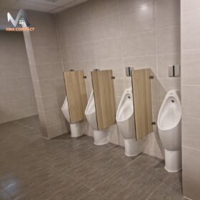 Lắp đặt vách ngăn vệ sinh tấm Compact