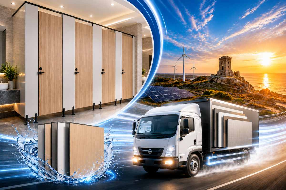 Lắp Đặt Vách Ngăn Vệ Sinh Tấm Compact