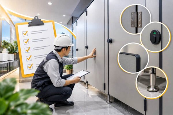 Những Điều Cần Kiểm Tra Khi Nhận Bàn Giao Vách Ngăn Vệ Sinh Tấm Compact